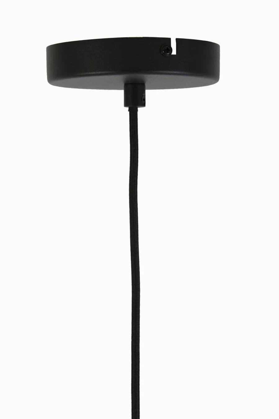 Light en Living Hanglamp Ø21x37 cm LEKAR zwart+smoke glas Outlet