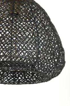 Light en Living Hanglamp FINOU mat zwart Ø42x38 cm