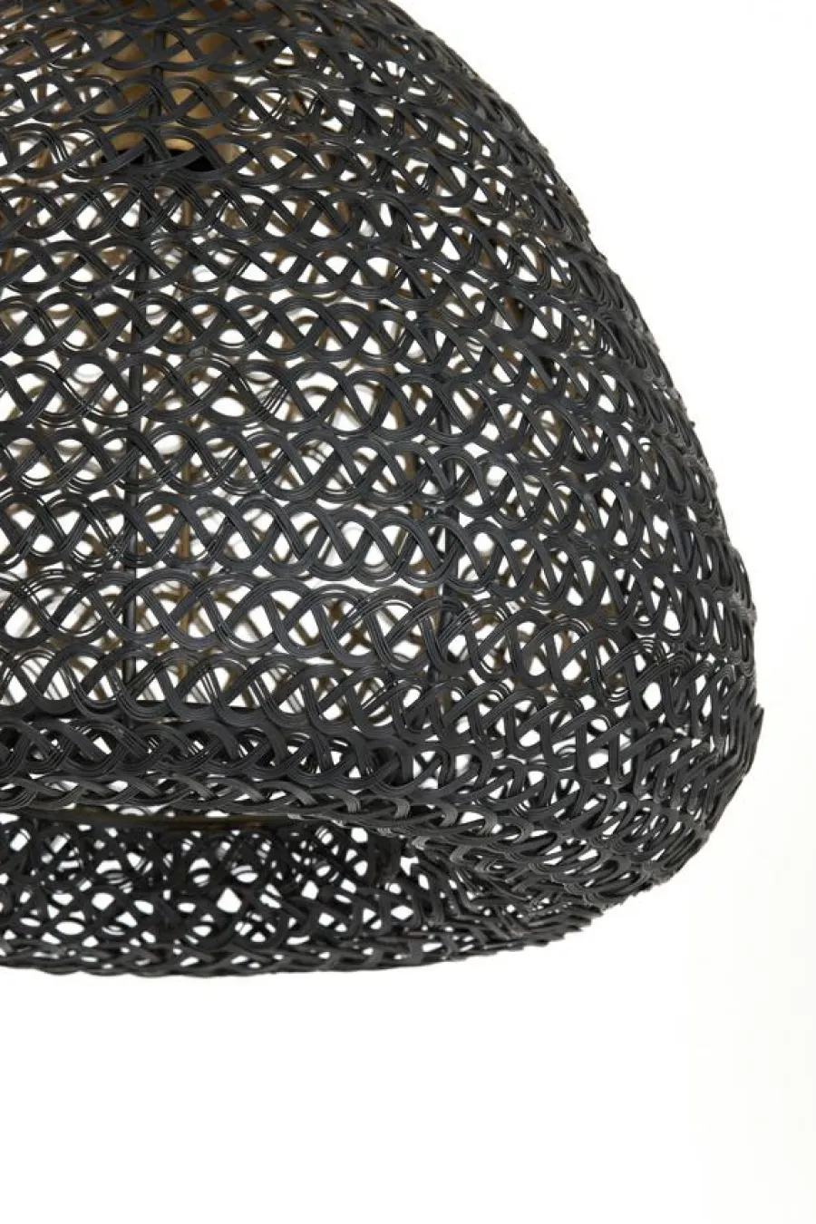 Light en Living Hanglamp FINOU mat zwart Ø42x38 cm