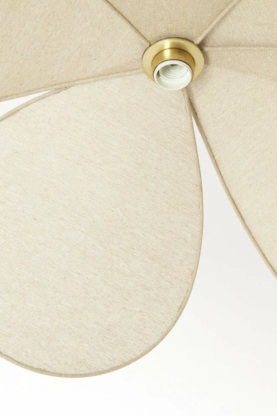 Light en Living Hanglamp Ø60x30 cm LAVRIRIA natural+hout Discount