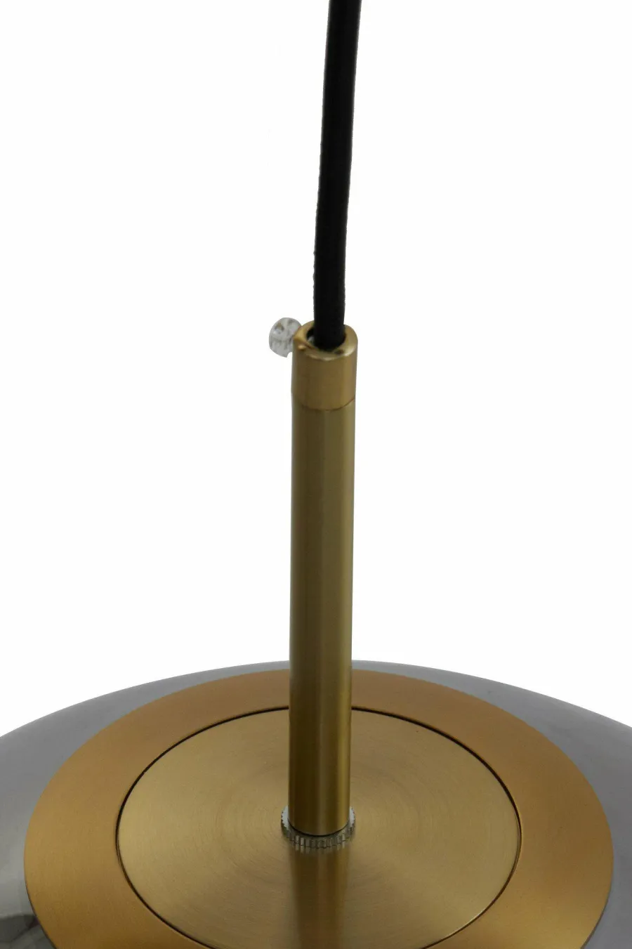 Light en Living Hanglamp MEDINA antiek brons+glas smoke 2 maten Outlet