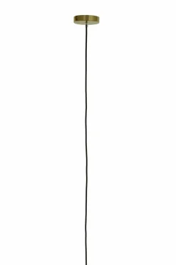 Light en Living Hanglamp MEDINA antiek brons+glas smoke 2 maten Outlet