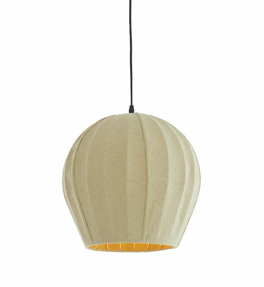 Light en Living Hanglamp Ø35X33 cm ZAGORI bouclé mintgroen Outlet