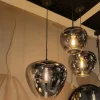 Light en Living Hanglamp MAYSON mat zwart+glas smoke - Diverse maten Discount