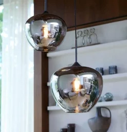 Light en Living Hanglamp MAYSON mat zwart+glas smoke - Diverse maten Discount