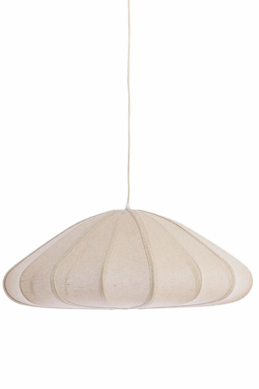 Light en Living Hanglamp Ø64X25 Cm Cesano Jute Natural Outlet