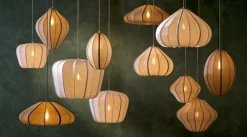 Light en Living Hanglamp Ø64X25 Cm Cesano Jute Natural Outlet