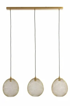 Light en Living Hanglamp 3L 104x30x34 cm MOROC goud Outlet