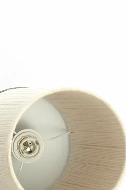 Light en Living Hanglamp 3L Ø35x32 cm DANIALO houtprint donkerbruin met touw creme Hot