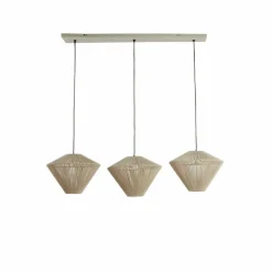 Light en Living Hanglamp 3L 120x42x130 cm FELIDA crème New