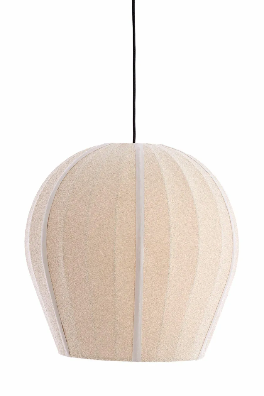 Light en Living Hanglamp Ø44x42 cm ZAGORI bouclé zand