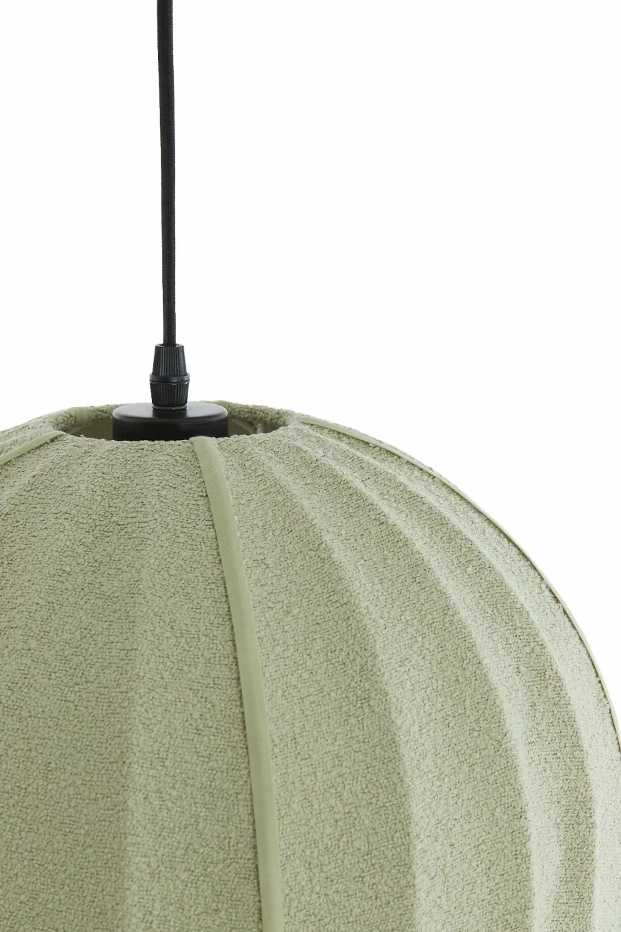 Light en Living Hanglamp Ø44x42 cm ZAGORI bouclé mintgroen Outlet