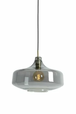 Light en Living Hanglamp Ø29,5x21 cm SOLNA antiek brons+smoke glas Discount
