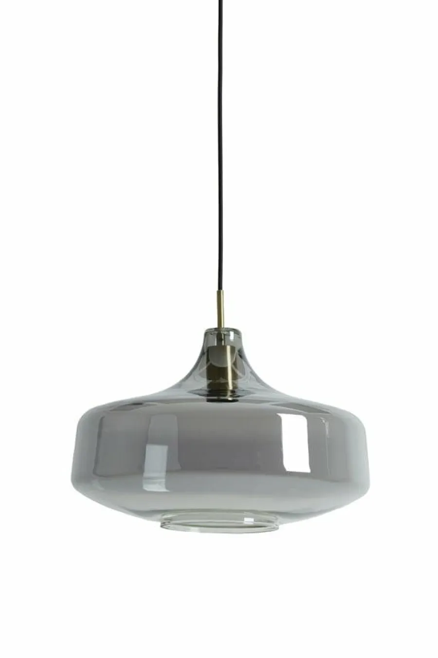 Light en Living Hanglamp Ø29,5x21 cm SOLNA antiek brons+smoke glas Discount