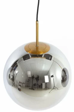 Light en Living Hanglamp 3L 120x30x30 cm MEDINA glas smoke+goud New
