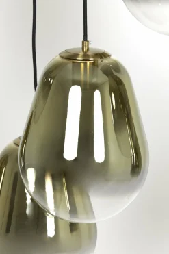 Light en Living Hanglamp 7L 100x35x69 cm MAEVE glas goud-helder+goud Best