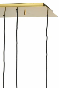 Light en Living Hanglamp 7L 100x35x69 cm MAEVE glas goud-helder+goud Best