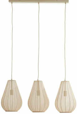 Light en Living Hanglamp 3L 80x8x40 cm ITELA zand New
