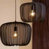 Light en Living Hanglamp Ø40x30 cm PLUMERIA zwart Best