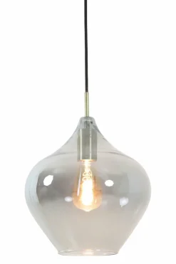 Light en Living Hanglamp RAKEL Antique brass groot