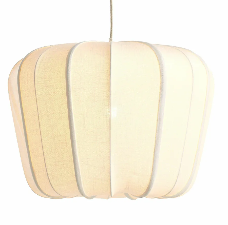 Light en Living Hanglamp Ø60x45 cm ZUBEDO crème New