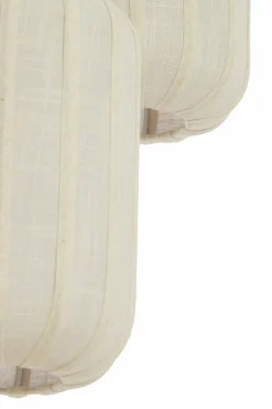 Light en Living Hanglamp 3L Ø38x34 cm TUFIA linnen cream