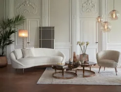 Light en Living Hanglamp Medina antiek brons + glas amber - 2 maten