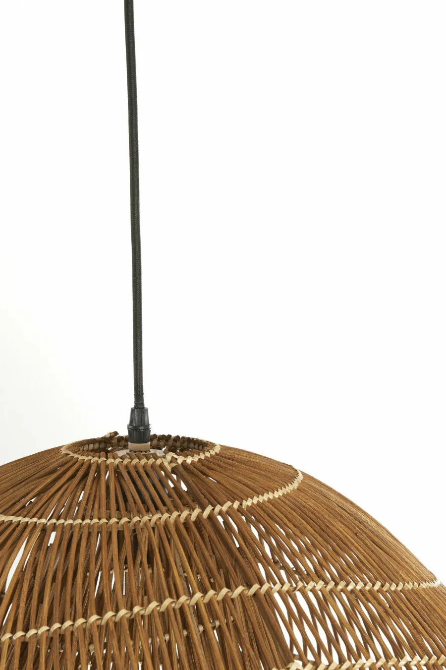 Light en Living Hanglamp 54x52,5x30,5 cm JANZUR rattan donkerbruin Best