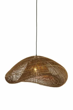 Light en Living Hanglamp 54x52,5x30,5 cm JANZUR rattan donkerbruin Best