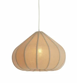 Light en Living Hanglamp Ø50X34 cm ZUBEDA linnen naturel Clearance