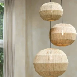 Light en Living Hanglamp Ø50x50 cm JUNNA jute naturel Sale
