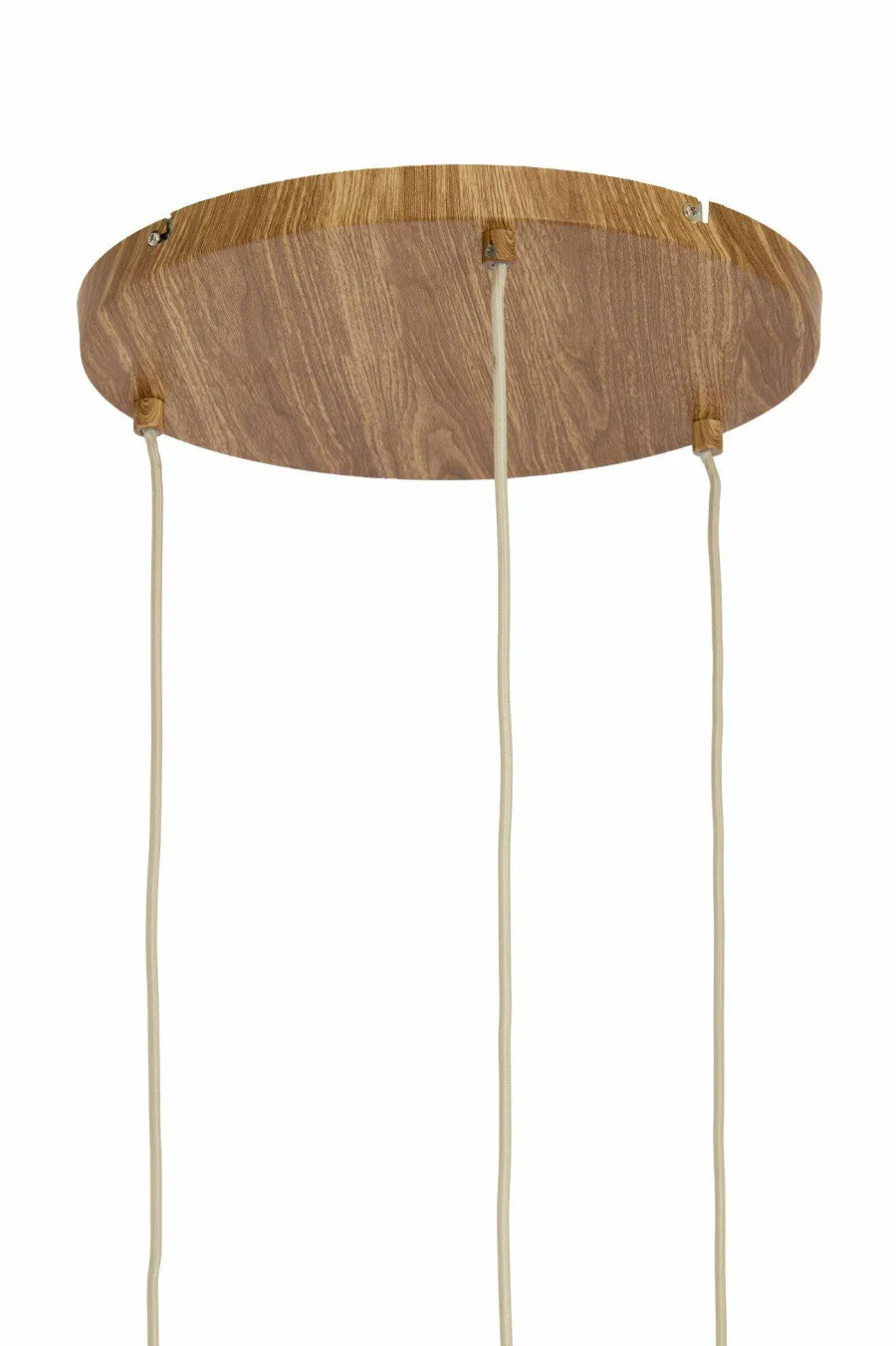 Light en Living Hanglamp 3L Ø35x32 cm DANIALO hout print naturel+touw crème Sale