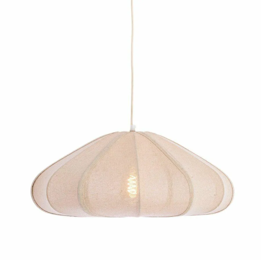 Light en Living Hanglamp Ø50X20 cm Cesano Jute Natural Best