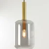 Light en Living Hanglamp Ø22x52 cm LEKAR antiek brons+smoke glas Online