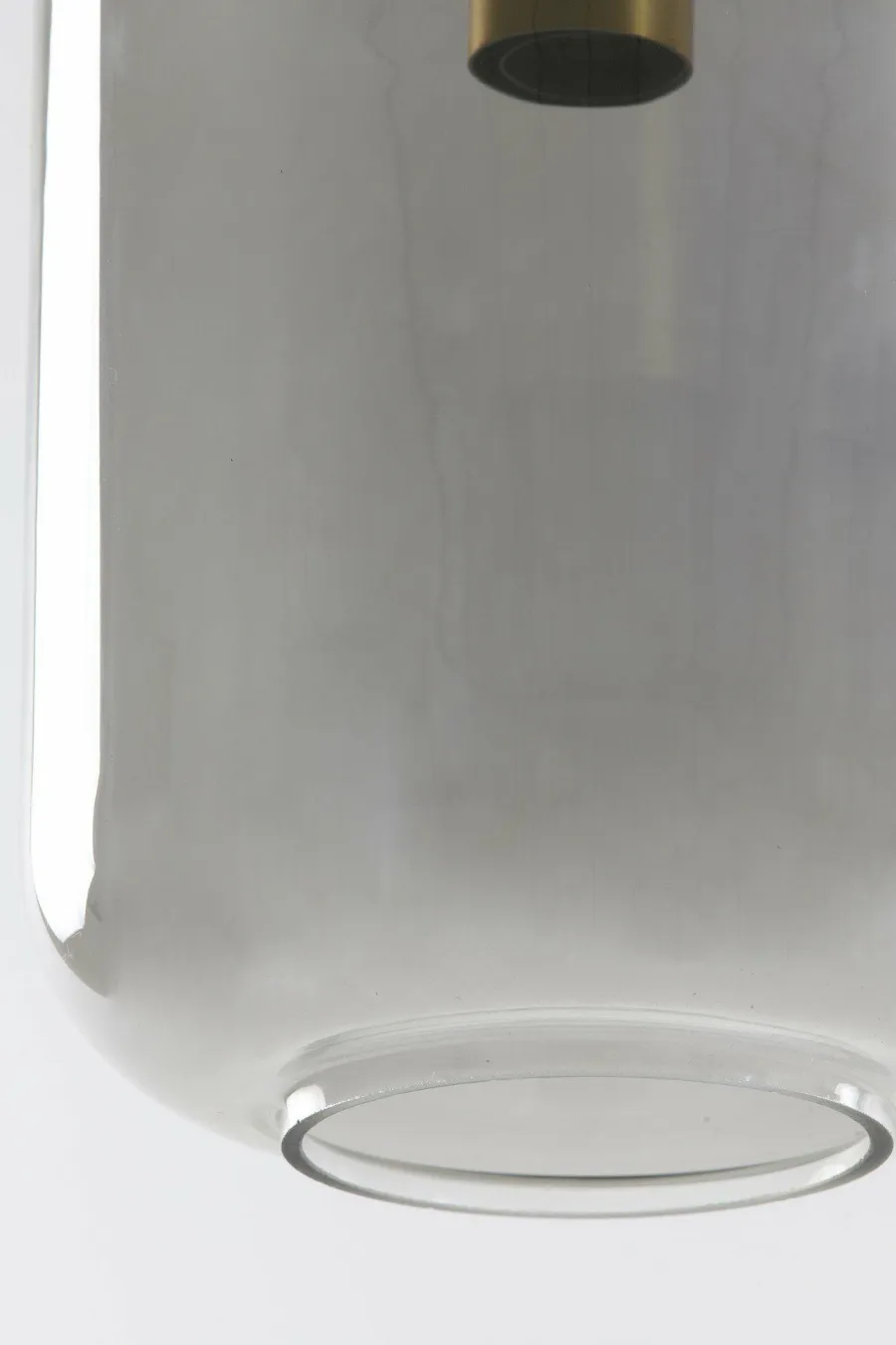 Light en Living Hanglamp Ø22x52 cm LEKAR antiek brons+smoke glas Online