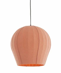 Light en Living Hanglamp Ø44x42 cm ZAGORI bouclé coral New