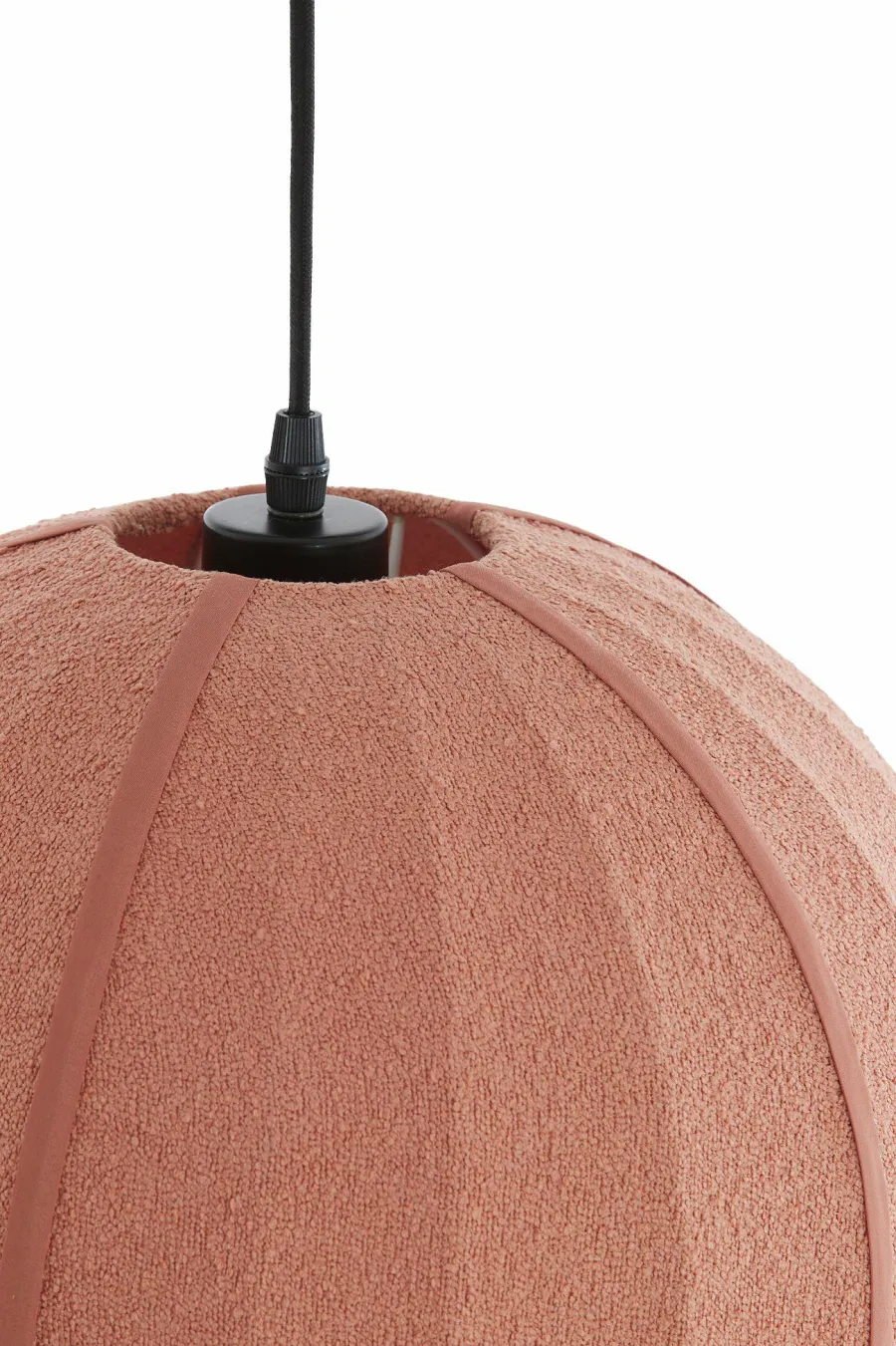 Light en Living Hanglamp Ø44x42 cm ZAGORI bouclé coral New