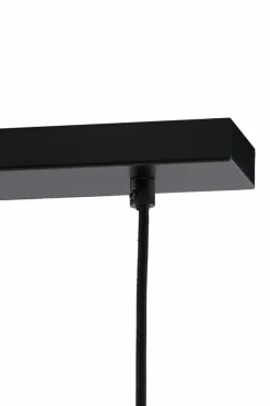 Light en Living Hanglamp 3L 100x16,5x32 cm LUKARO antiek brons+glas smoke