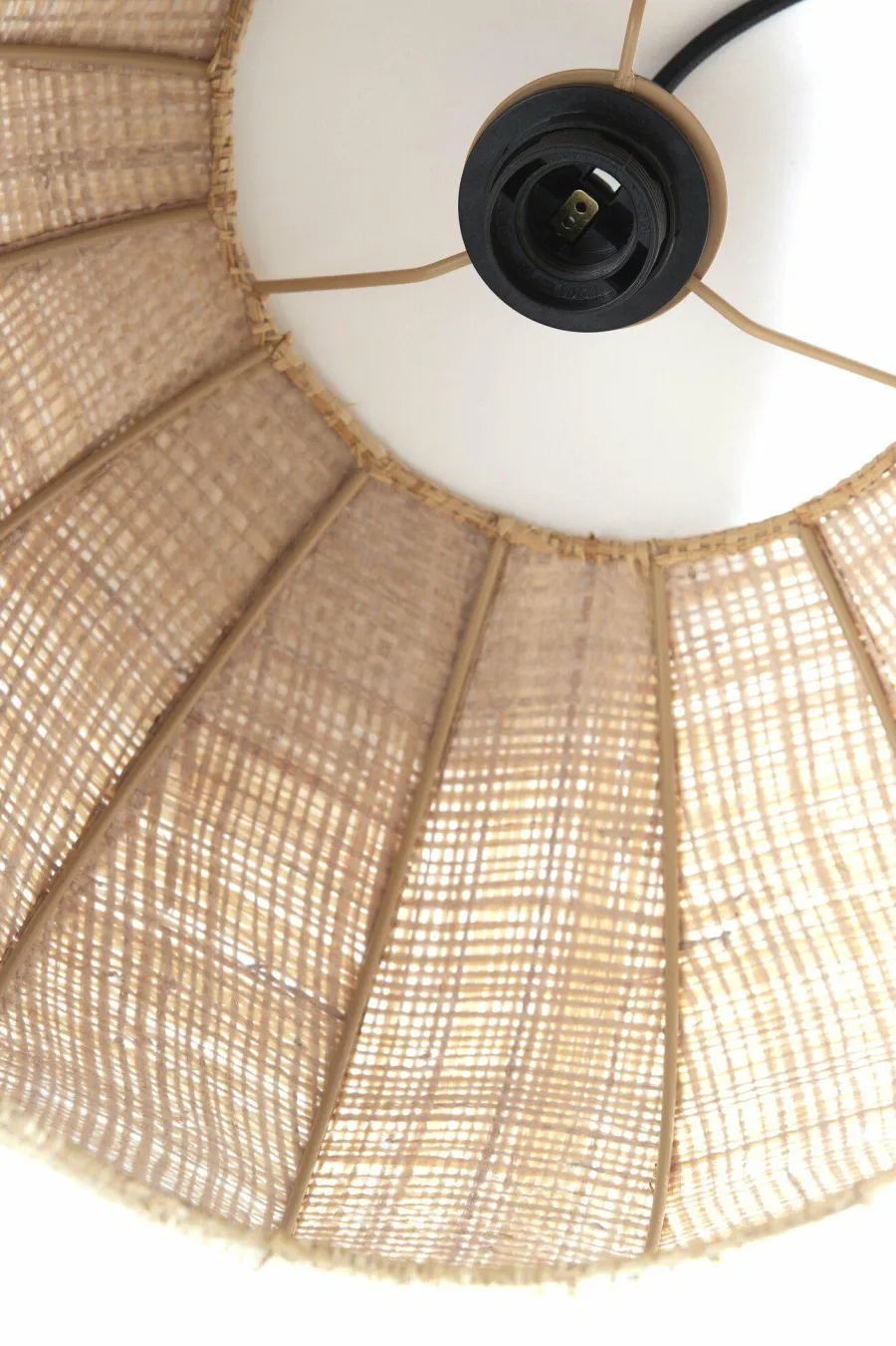 Light en Living Hanglamp Ø42x27 cm RAFAELLA raffia naturel Online