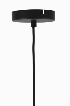 Light en Living Hanglamp Ø22x52 cm LEKAR zwart+smoke glas Online