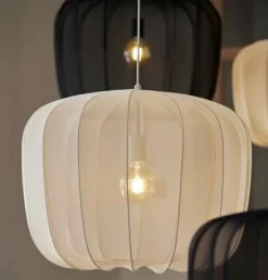 Light en Living Hanglamp Ø60x45 cm PLUMERIA zand