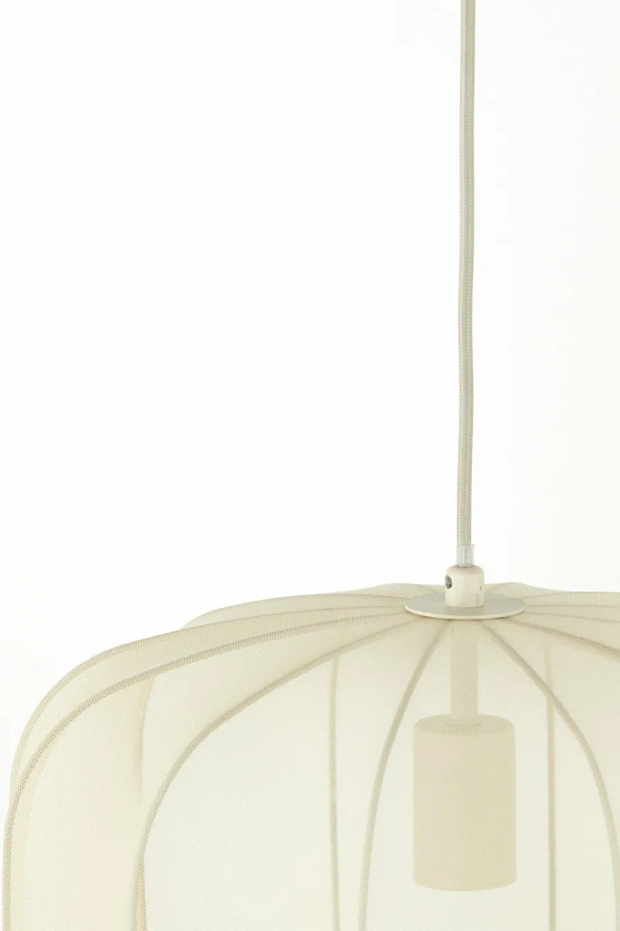 Light en Living Hanglamp Ø60x45 cm PLUMERIA zand