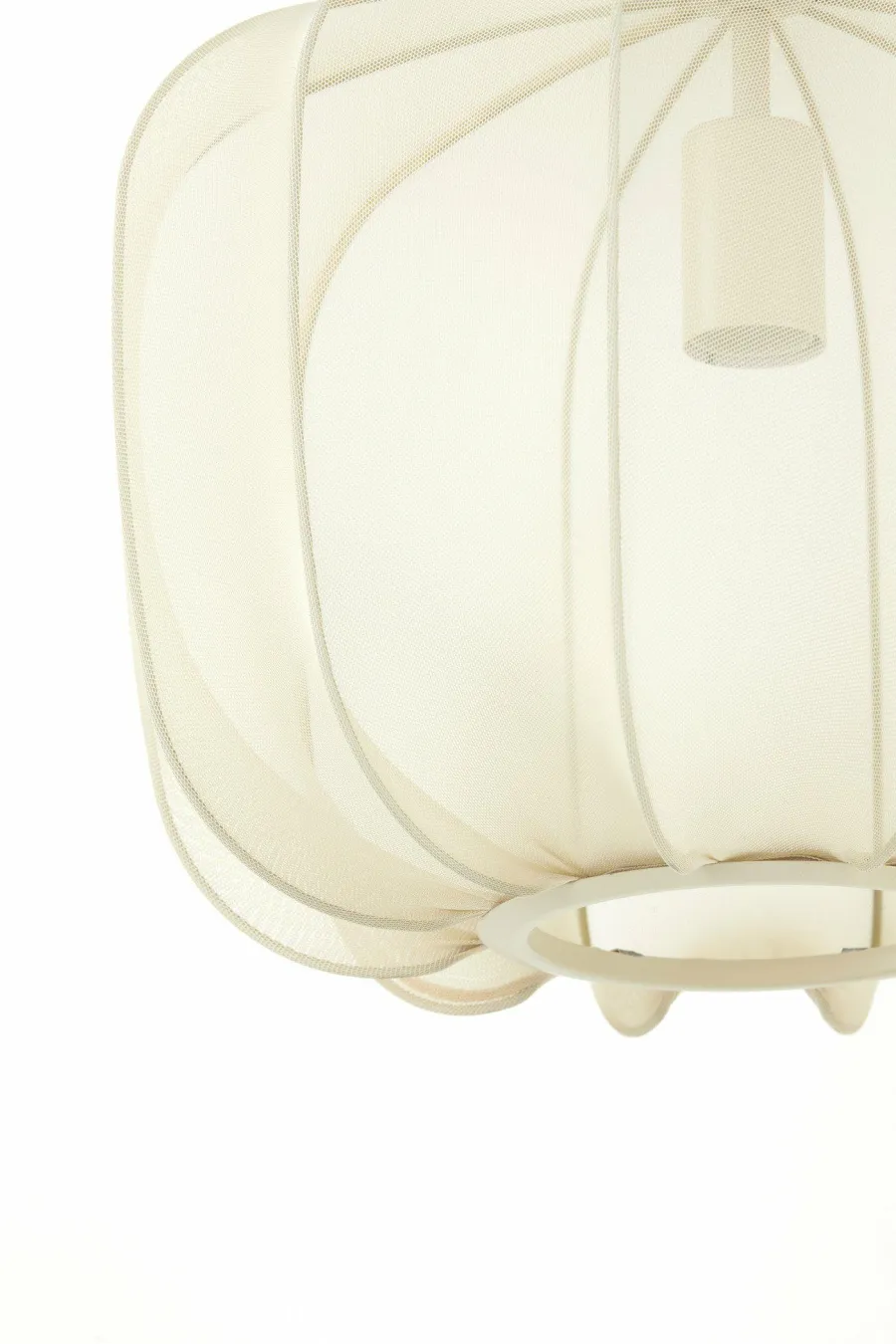 Light en Living Hanglamp Ø60x45 cm PLUMERIA zand