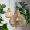 Light en Living Hanglamp Ø30x31,5 cm PACINO rotan donker bruin Hot