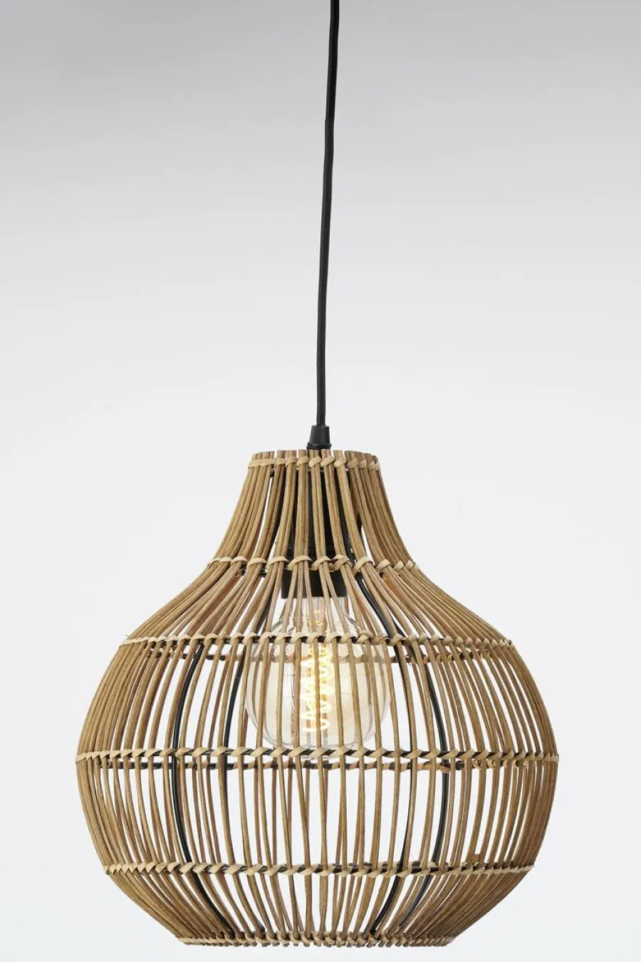 Light en Living Hanglamp Ø30x31,5 cm PACINO rotan donker bruin Hot