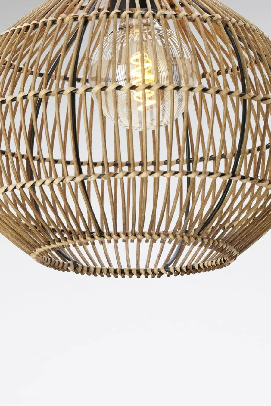 Light en Living Hanglamp Ø30x31,5 cm PACINO rotan donker bruin Hot