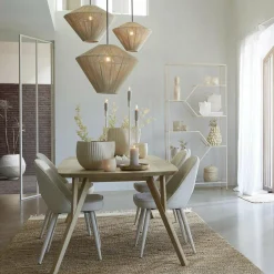 Light en Living Hanglamp Ø53x37 cm FELIDA crème Online