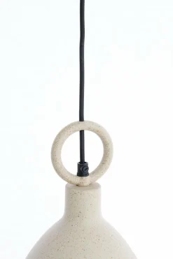 Light en Living Hanglamp Ø24X37 cm RISARI zand+lichtbruin gespikkeld Online