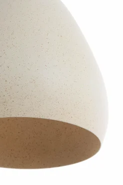 Light en Living Hanglamp Ø24X37 cm RISARI zand+lichtbruin gespikkeld Online