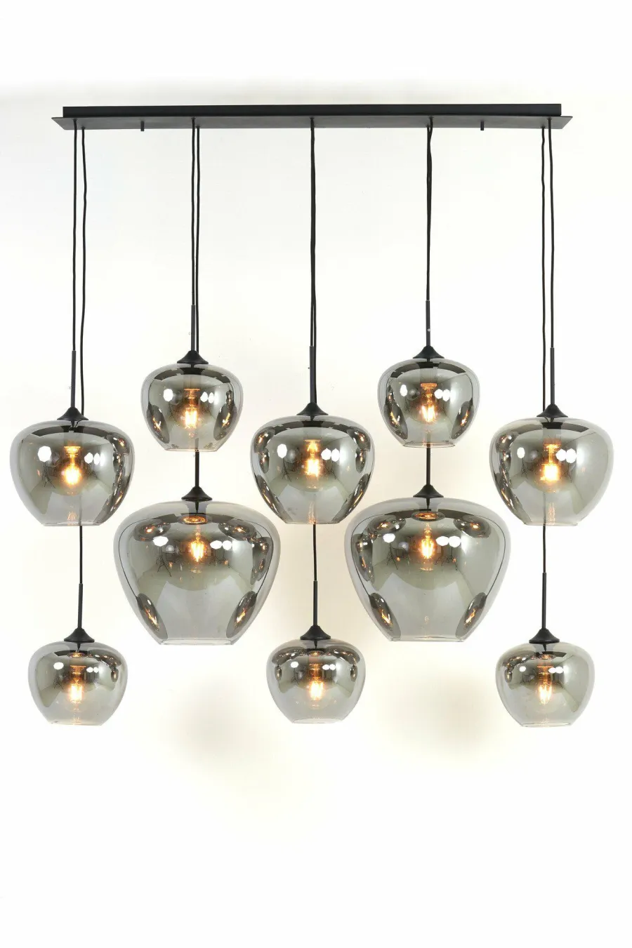 Light en Living Hanglamp Mayson Smoke met 10 lampen Discount